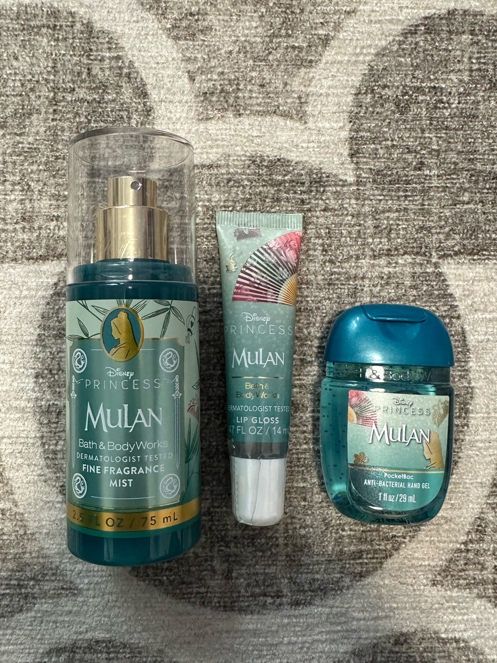 Bath & Body Works Disney Princess Mulan Set.